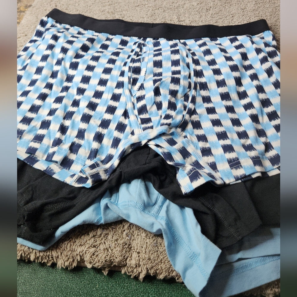 Men's 3 Pack Of Boxer Briefs - 2 Ordinary Use & 1 Hanes - XL